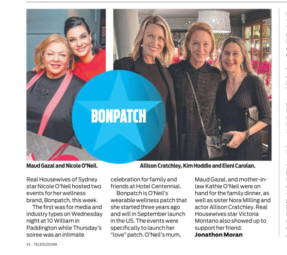 The Sunday Telegraph: BonPatch LOVE Launch Featured
