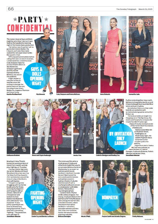 The Sunday Telegraph: BY INVITATION ONLY LAUNCH