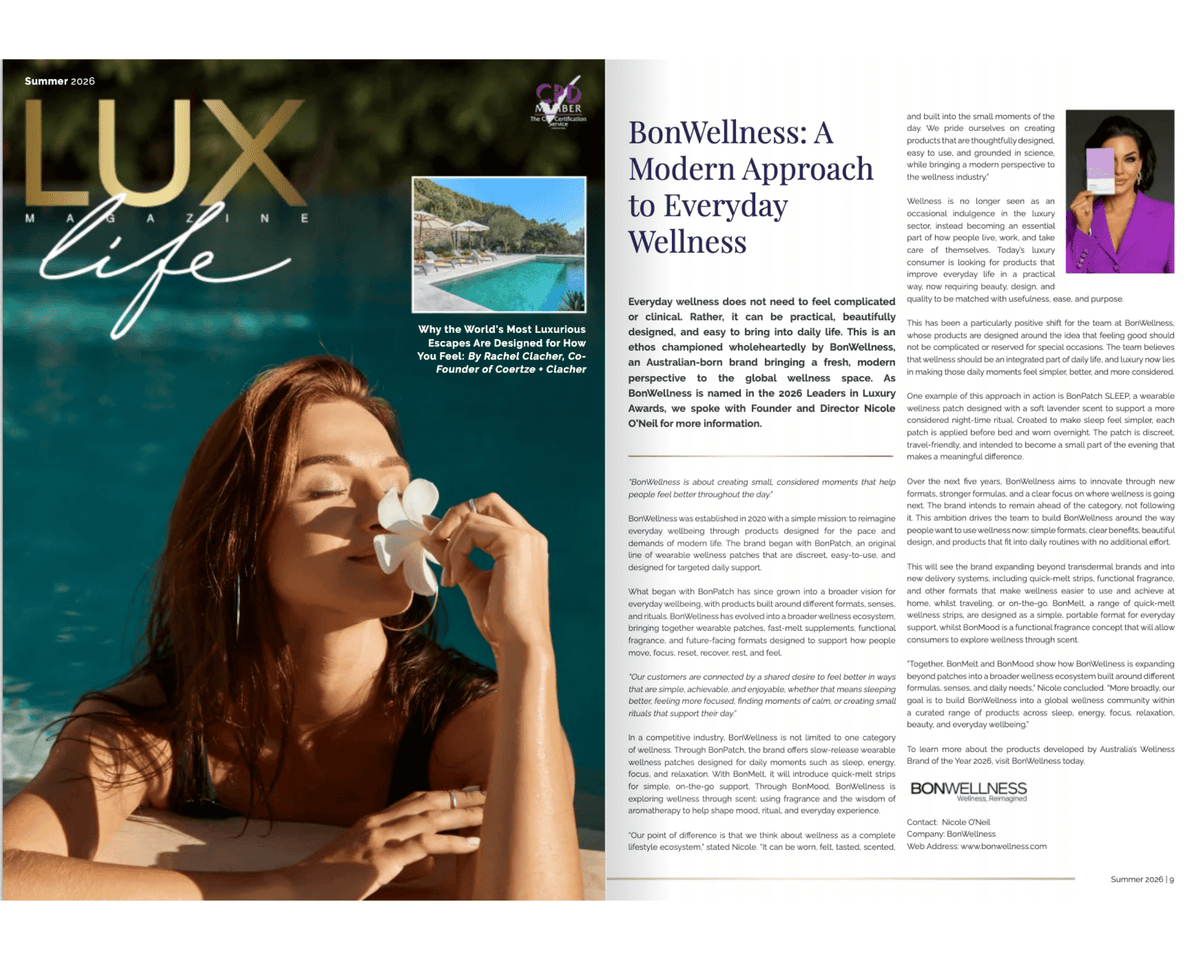 LuxLife: BonWellness named Leader in Luxury - BonWellness | US